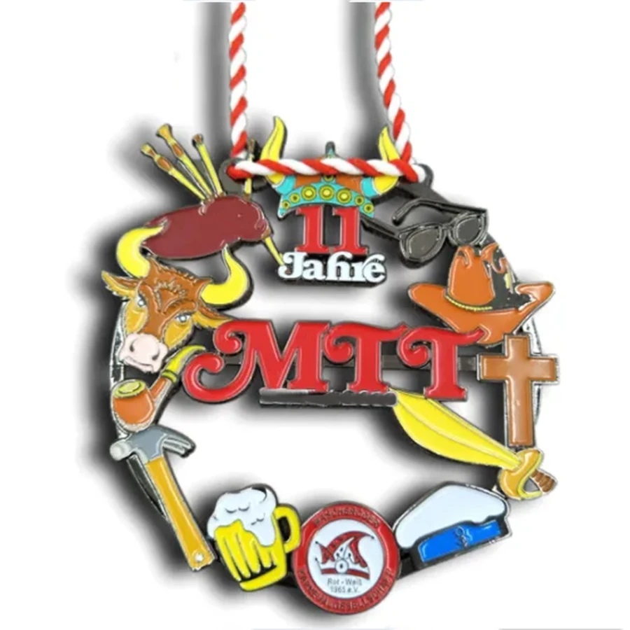 Custom Medal Award Gold Basketball Soccer Football Medal 3D Sport Running 5k 10k Marathon Medal