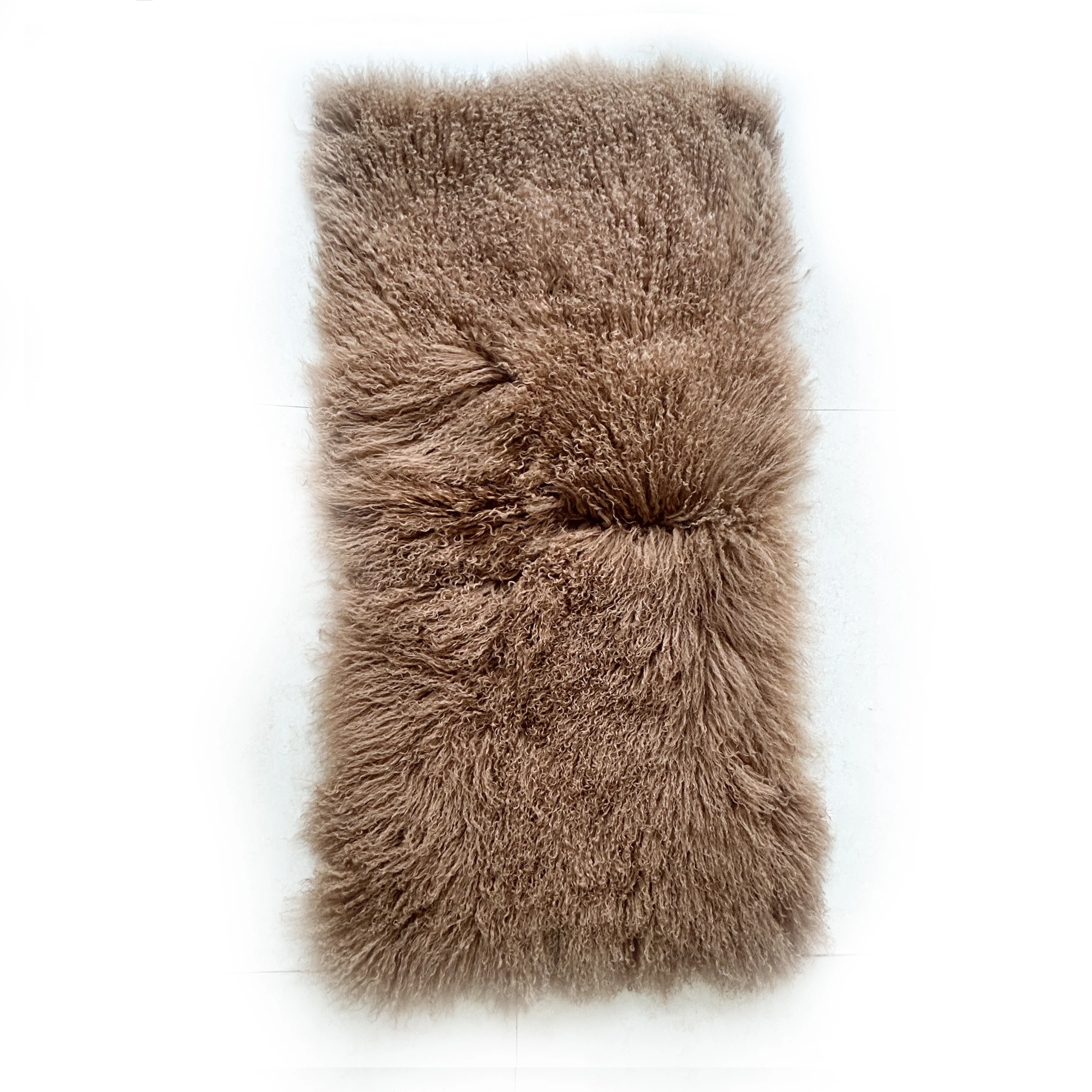 Tibet dyed Lamb Fur Material Long Curly Fur Mongolian colorful Lamb Fur pelts