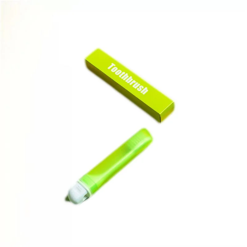 Customized polychrome folding toothbrush, manual toothbrush, environment-friendly bamboo toothbrush, hotel, hospital, beaut