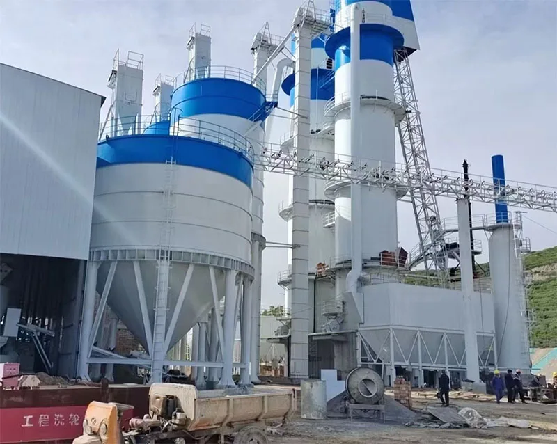 Quick Lime Vertical Kiln Hydrated Lime Production Line Coal Gas Small Oven 200Tons