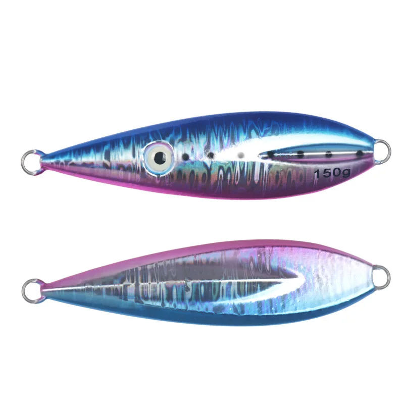 Hot sale cheap price 100g 130g 150g swimming sinking lure fish lead deep sea fishing lures 3d lure jig bait fishing