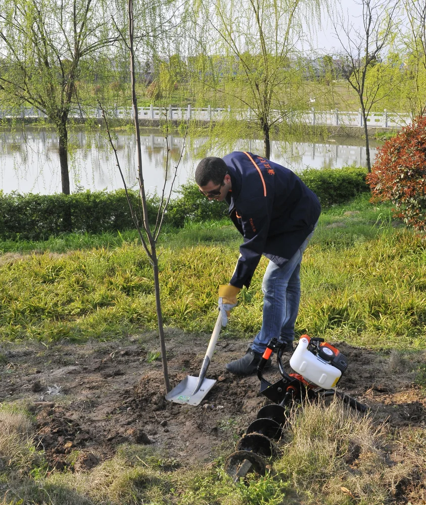 new engine 100 150 200mm drills earth auger 52cc