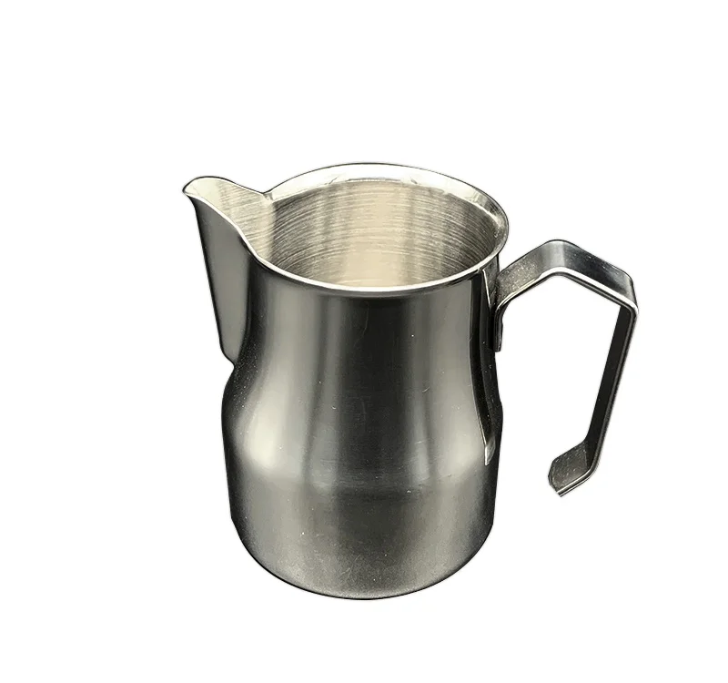 Customization Stainless Steel Afternoon Tea Coffee pot Milk Jug 350ml Milk Frothing Jug Pitcher