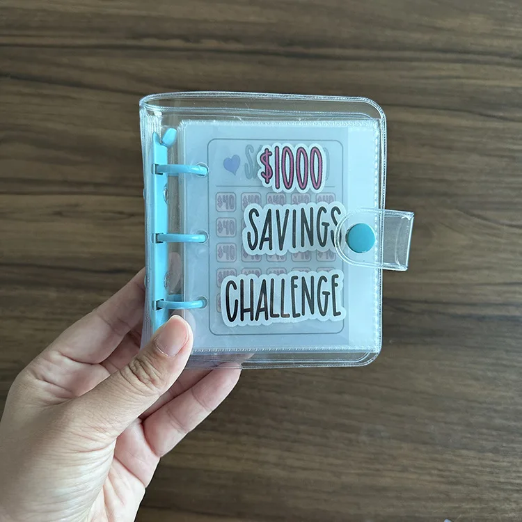 New student envelope set money saving chagllenge mini size binder budget cover sheets inside bags beginners photo album