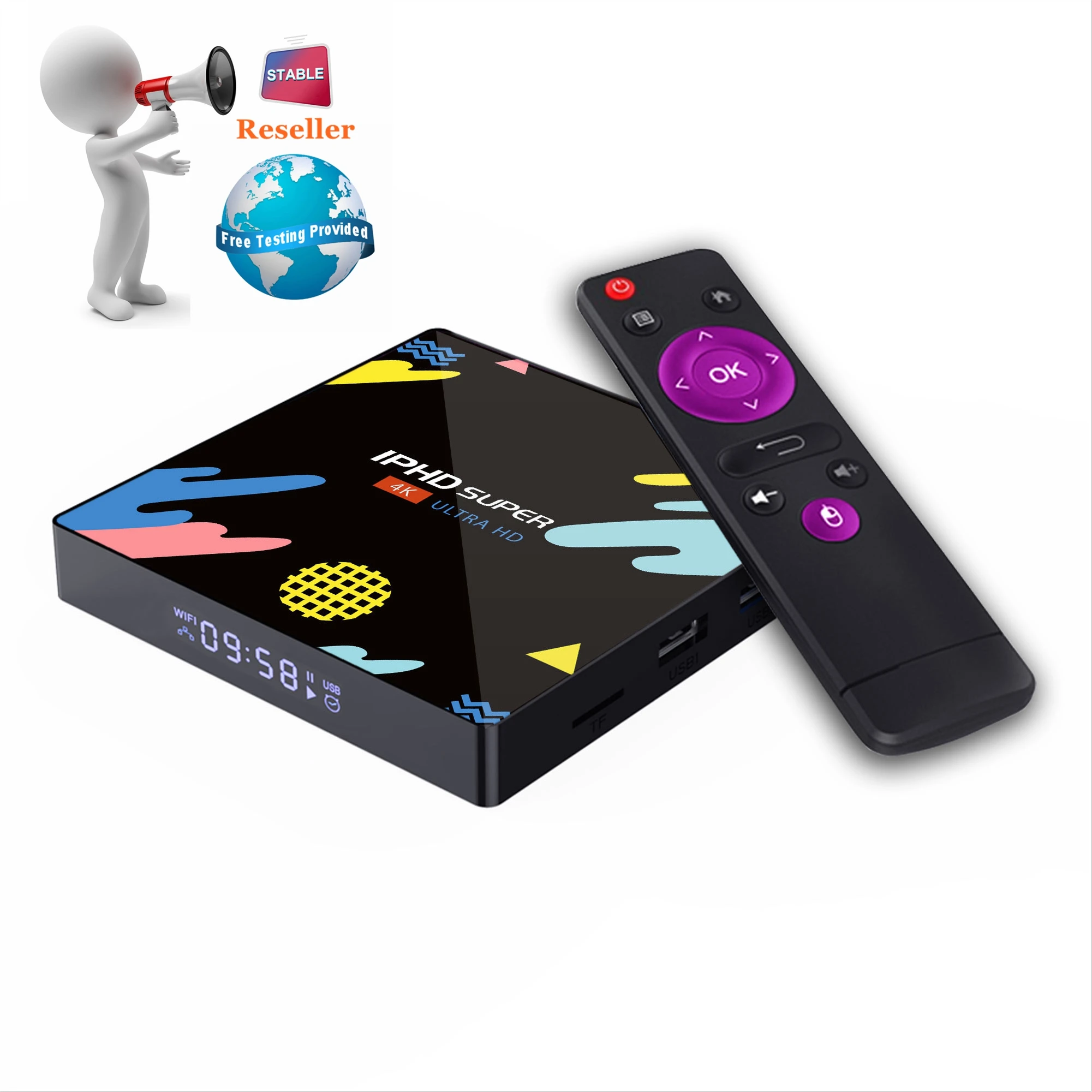 SMART TV Box Reseller Panel Smart TV HD IP-TV Reseller Panel M3U