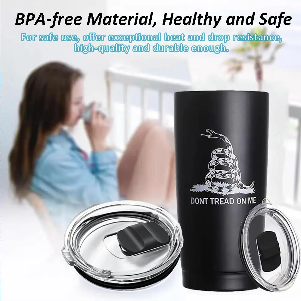 Replacement Yeti Tumbler Lid 20oz Magnetic Slider Replacement Spill Proof Effect Coffee Cup Lids with Magnetic Slider Switch