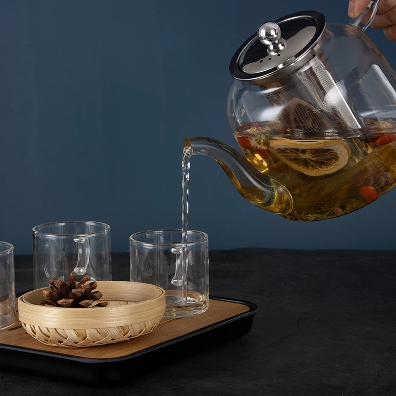 Tea Set Glass With Filter  China Teapot Pyrex Teapots 1300