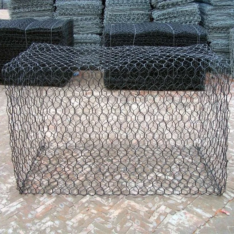 2.2mm Gabion Mesh Box 60X80mm Mesh for River Bank 2*1*1m