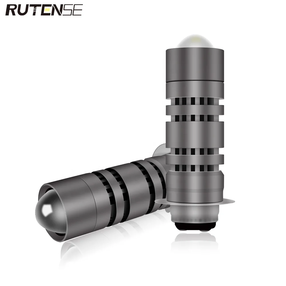 RUTENSE H4 BA20D LED Motorcycle Bulb Spot Light Offroad High Low Beam Lamp Projector Motorcycle Headlight