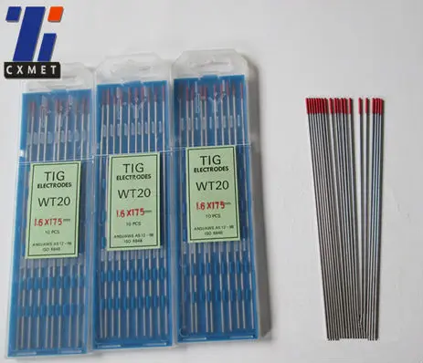 tungsten alloy electrode for welding WT2% WC2% Wla2%