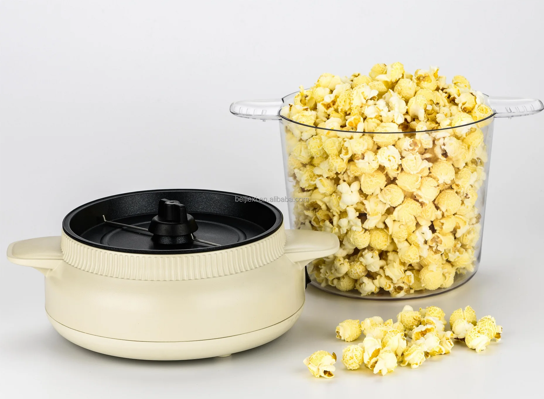 Electric Stirring Oil Popcorn Machine 450w Making Sweet Commercial  popcorn