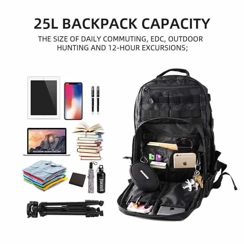 Wholesale Custom 25L Hunting Assault Molle Rucksack RUSH 12 Small Tactical Backpack