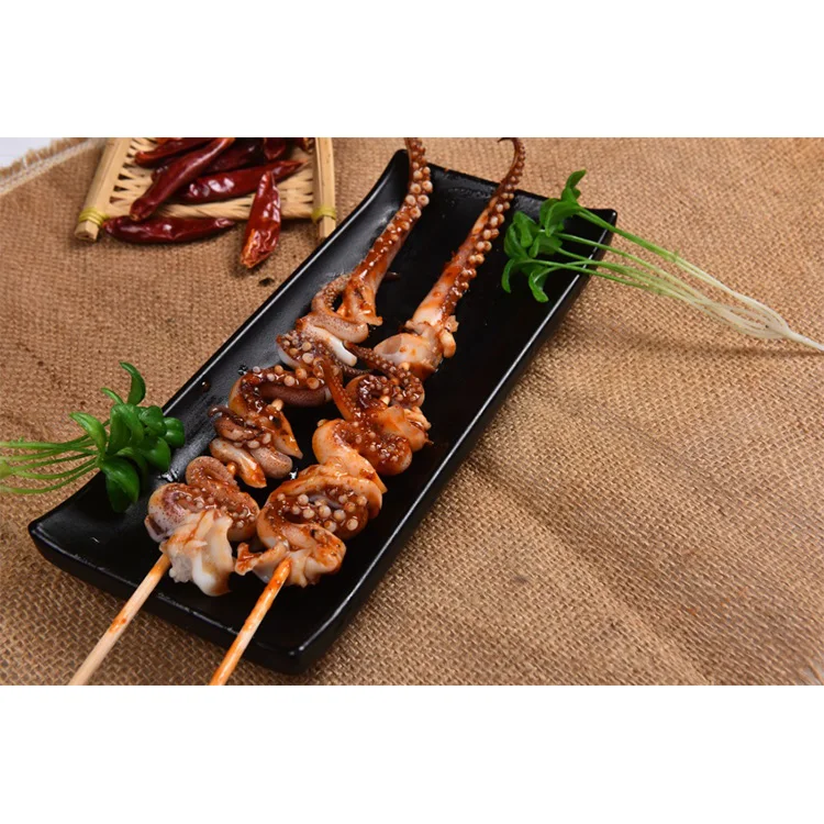 Wholesale Cheap Nutrition Low Fat Organic Barbecue Iron Plate Squid Skewers