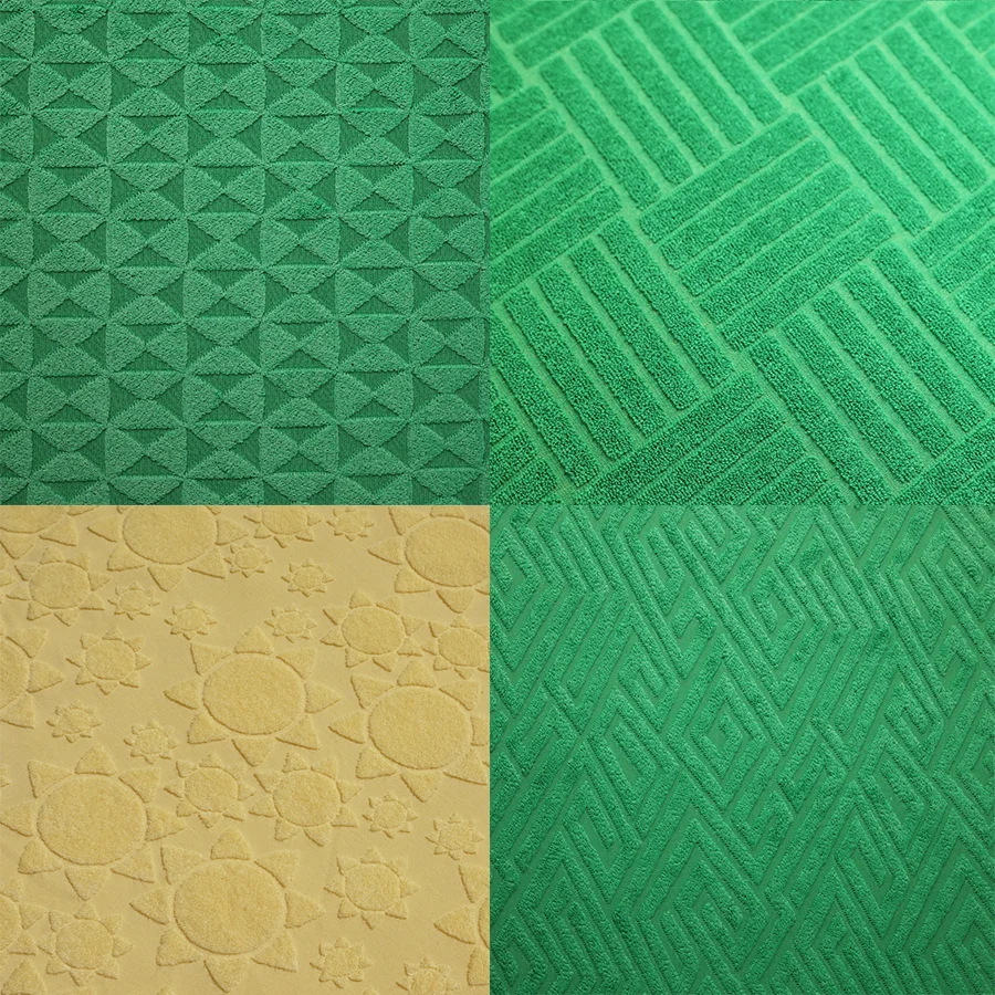 customized design pattern 95 Polyester 5 Spandex towel fabric by meters terry-towelling-fabric-wholesale