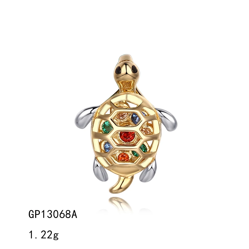 Grace Jewelry Colorful Gemstone Earrings Pendant Sea Turtle Jewelry Sets For Women
