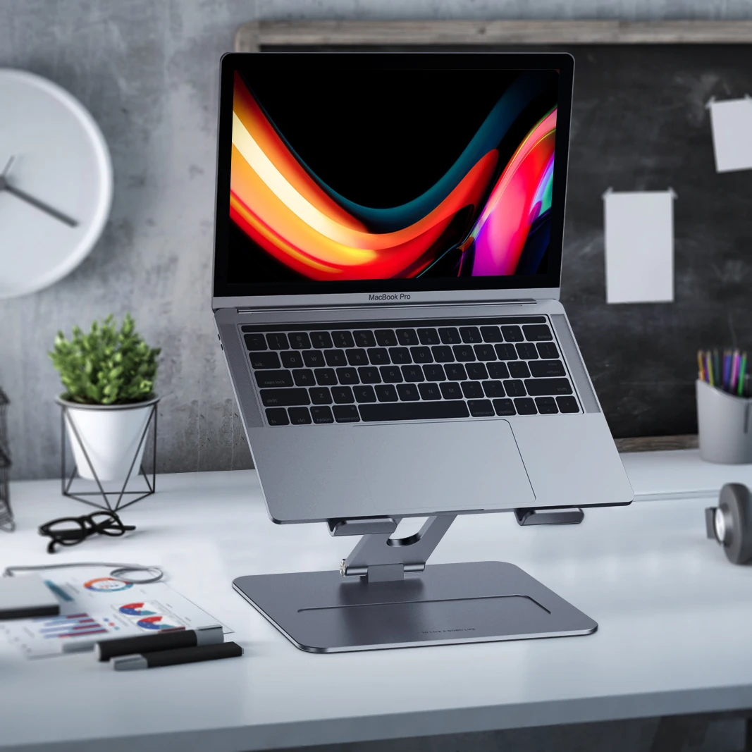 Computer Bracket Machining CNC Lathe Finishing Stainless Steel Non-standard Parts laptop stand Phone stand