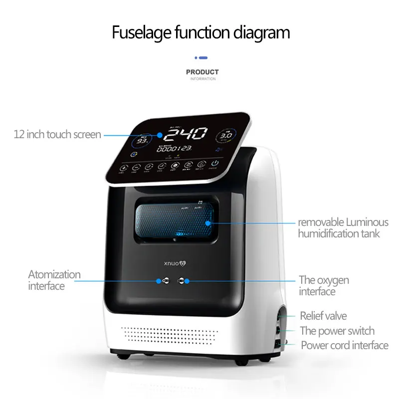 2021 New High Flow Medical Oxygen-concentrator 10L Machine Oxygen Concentrator
