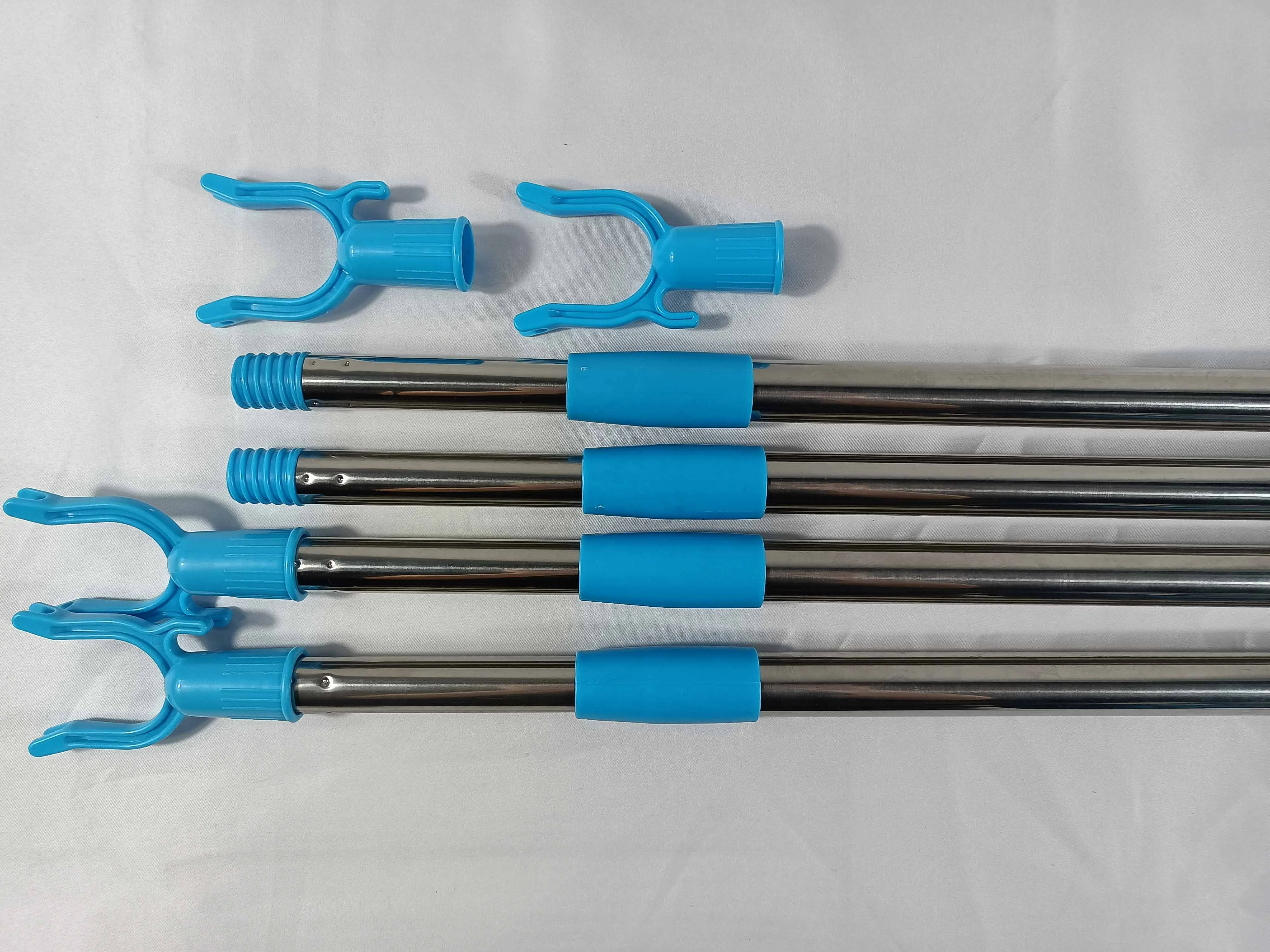 Диаметр 19/22 мм нержавеющая сталь ручка швабры телескопическая ручка метла полюс 2 секции швабры стержень