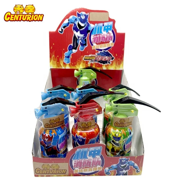 wholesale halal fire extinguisher spray toy candy liquid spray candy