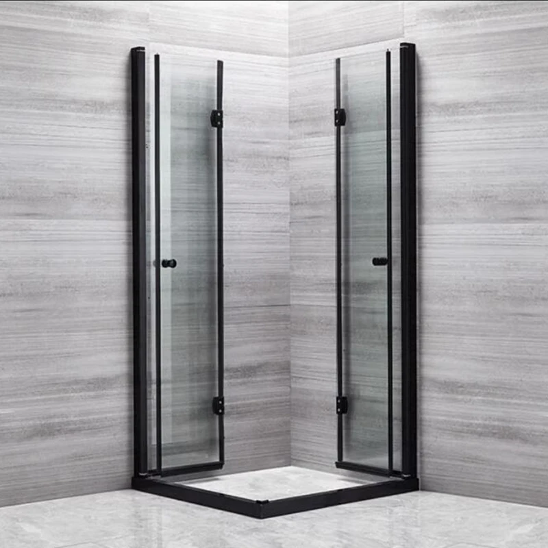 New product durable top quality shower enclosure white printing Glass Sliding Door customizable Bathroom