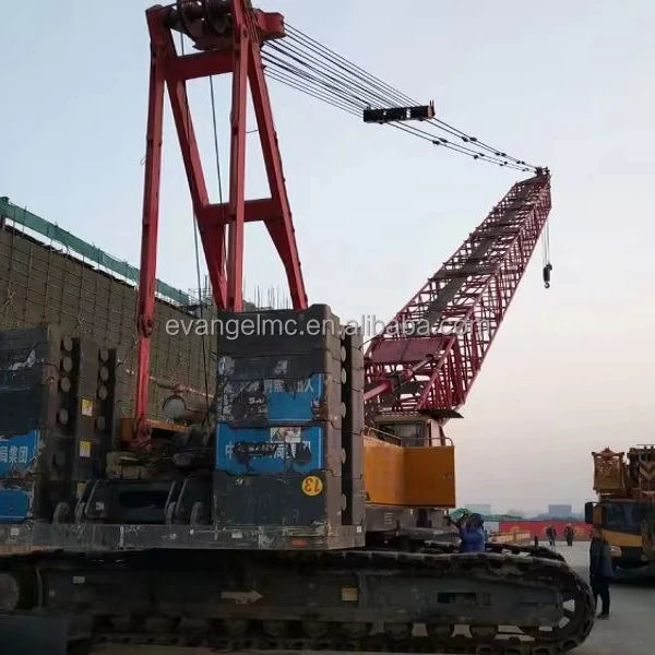 Китайский Топ новый продукт гусеничный кран мощностью 200 тонн SCC2000A с максимальной высотой подъема 100 м в наличии