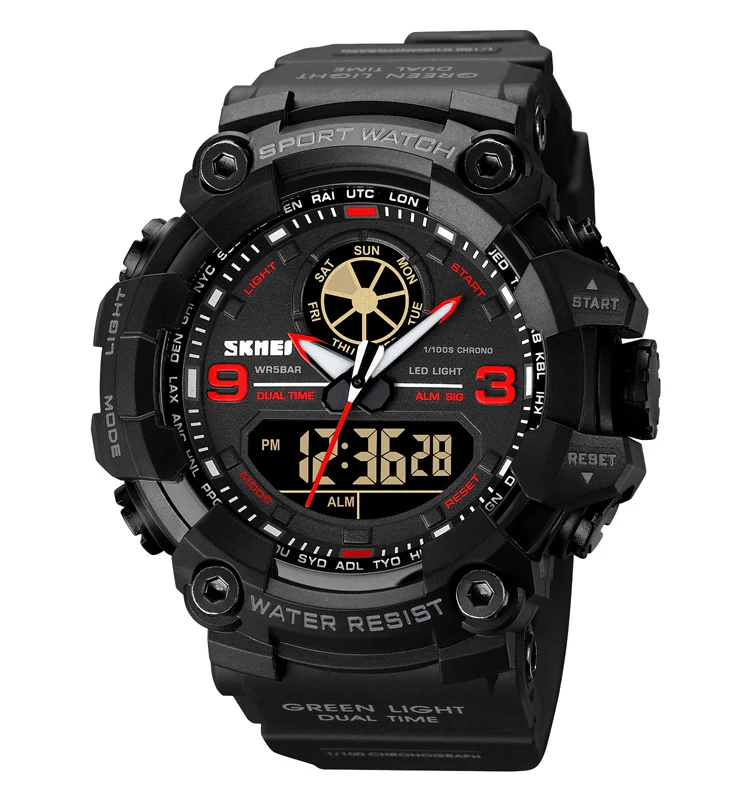 SKMEI 1818 Wholesale Popular Men Sports Quartz Wrist Watches Waterproof Luxury Digital Watches
