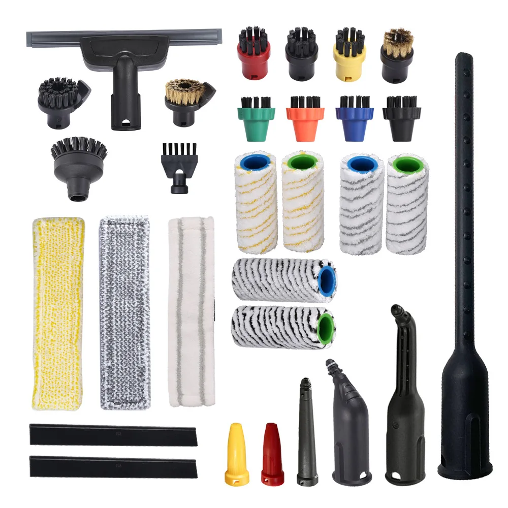 Brush Head Powerful Nozzle Accessories Fit For Karchers SC1 SC2 SC3 SC4 SC5 SC7 CTK10 CTK20 Handheld Steam Vacuum Cleaner Parts