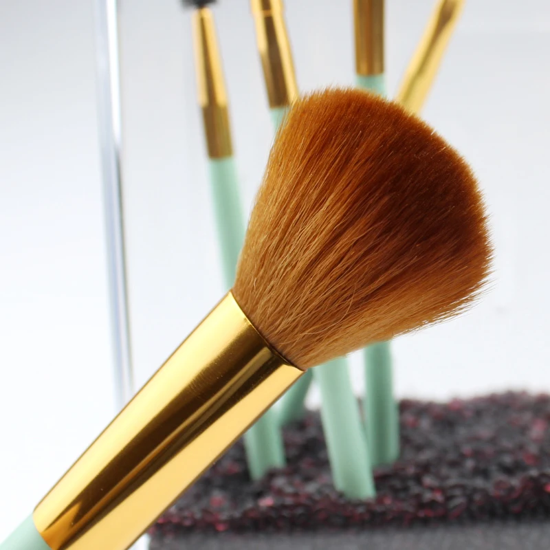 keli high quality angle eyeshadow brush and eyeshadow brushes set with affordable price makeup brush bag