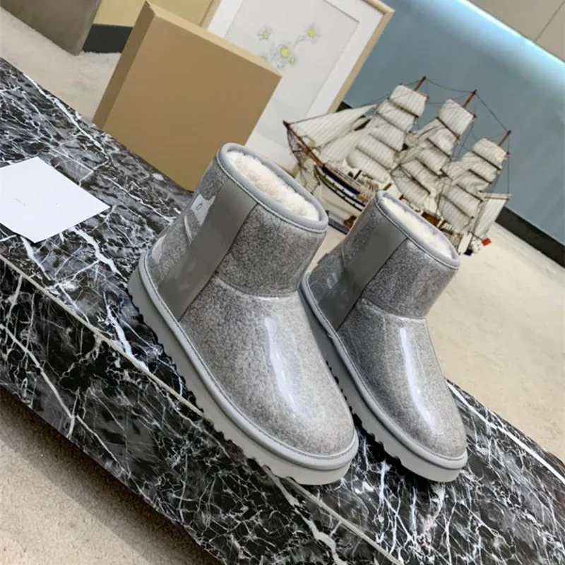 New classic Waterproof women Snow Boot 100 % Wool and Australian sheepskin  Keep warm winter Boots