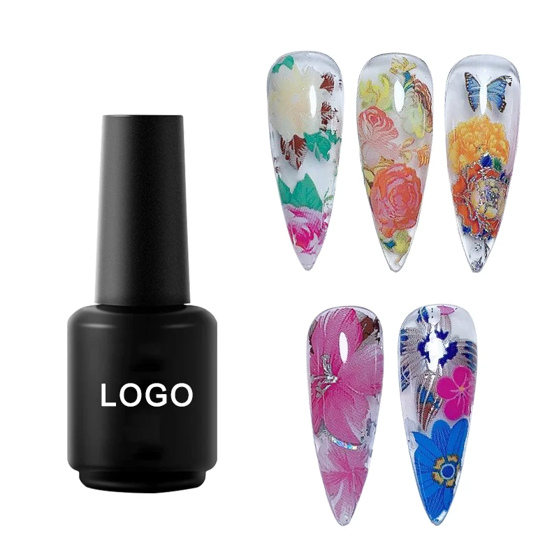 48 Colors Natural Resin Solid Builder Extension Nail Gel Pure Color Glue Gel For Nail Extensions Custom Logo Gel Builder Jar