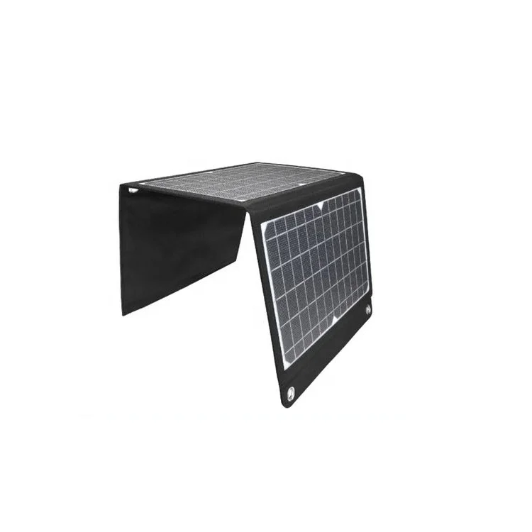  Travelling Camping Fast Charge Sunpower mono crystalline Solar Cell Phone Charger 100w 120w Folded multi solar charger