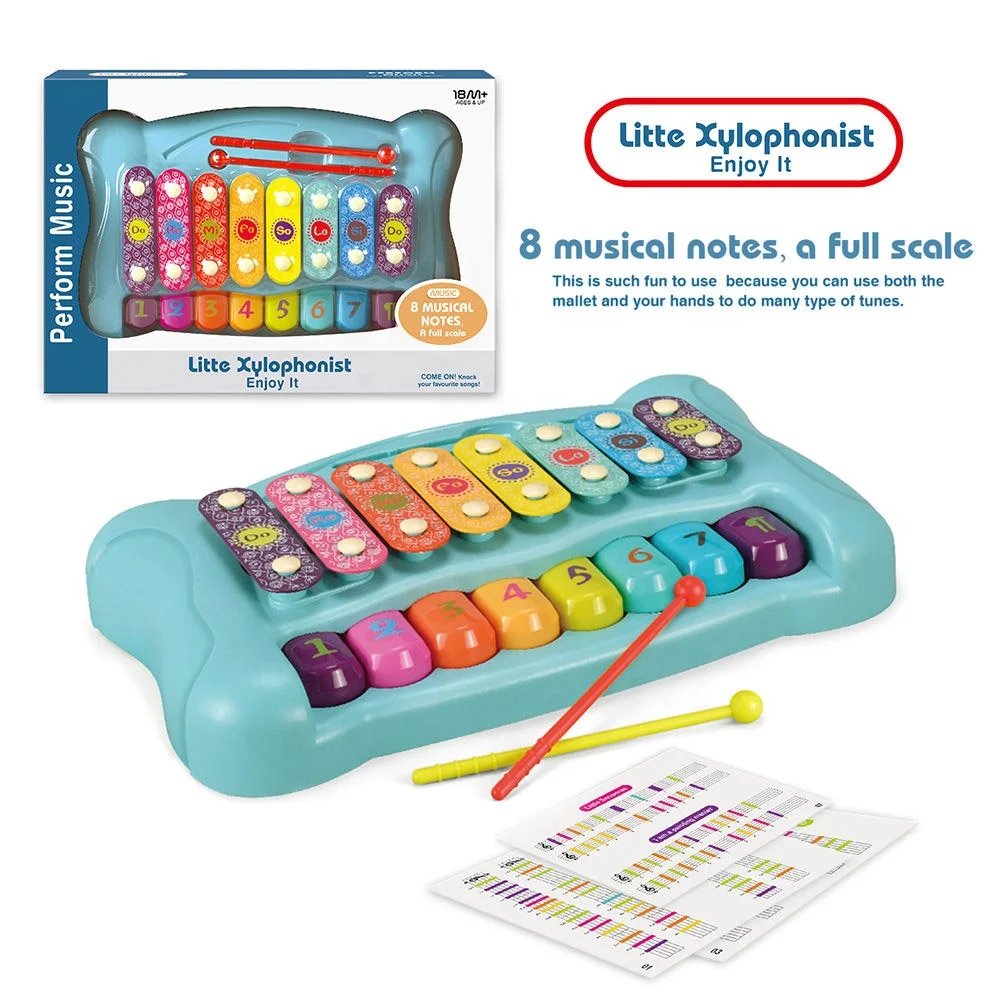 New arrival musical instrument plastic piano xylophone toy for kids