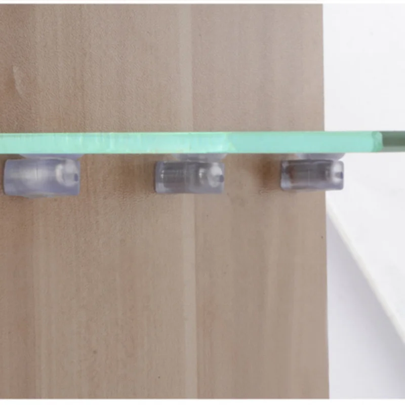 Furniture M5 M6 Glass Pin Support Durable Suction Cup Shelf Connector Kitchen Plastic Shelf Support Glass plate holder
