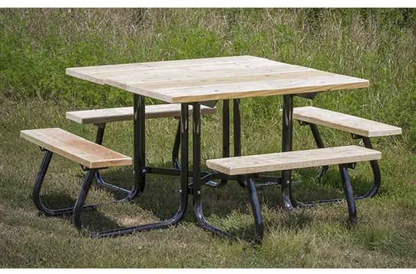 plastic wood wooden picnic tables outdoor furniture and chair set