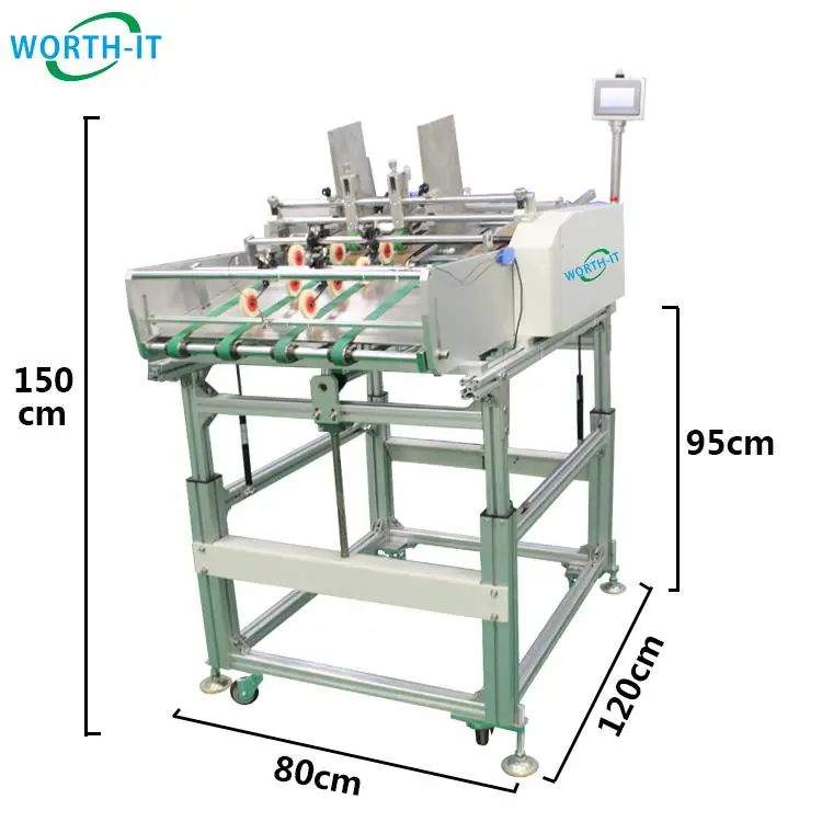 Manufacturing Auxiliary packaging equipment automatic FC-600 friction cards collator paper feeder machine