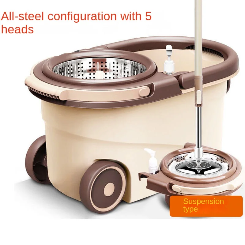 Best selling double color floor 360 degree cleaning mop rotary mop bucket with factory price