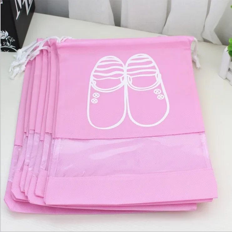 factory wholesale fashion drawstring shoe carry bag custom shoe dust bag