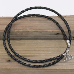 Korea Leather Cord Rope Chain Necklace Men Fashion Jewelry Womens Accessories Making