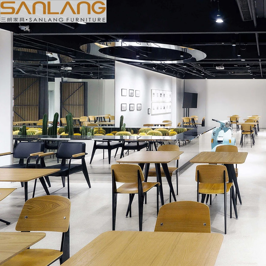 Modern skincare shop molded wholesaler chairs plywood seating components high silber industrial chair table restaurant furniture