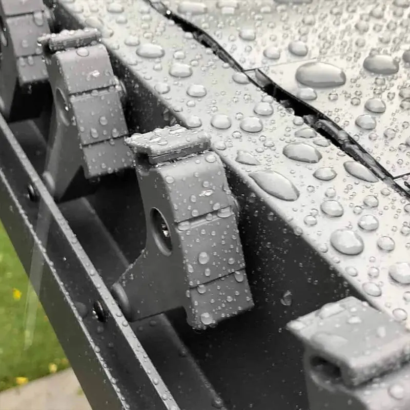 Easy Assembly Luxury Modern Outdoor Pergola Aluminium Waterproof Louver Roof Metal Garden Pergola