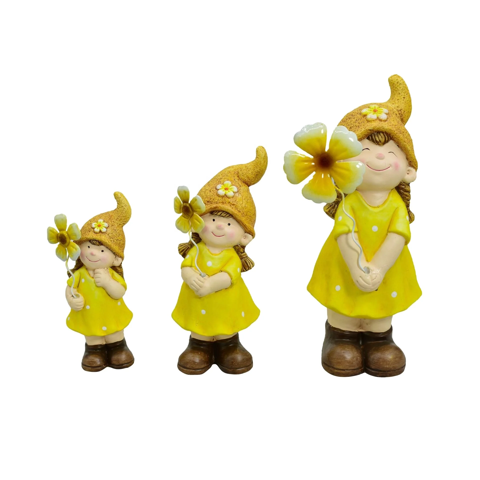 New little girl micro landscape decoration gardening home tabletop decoration cute character decoration landscaping workers