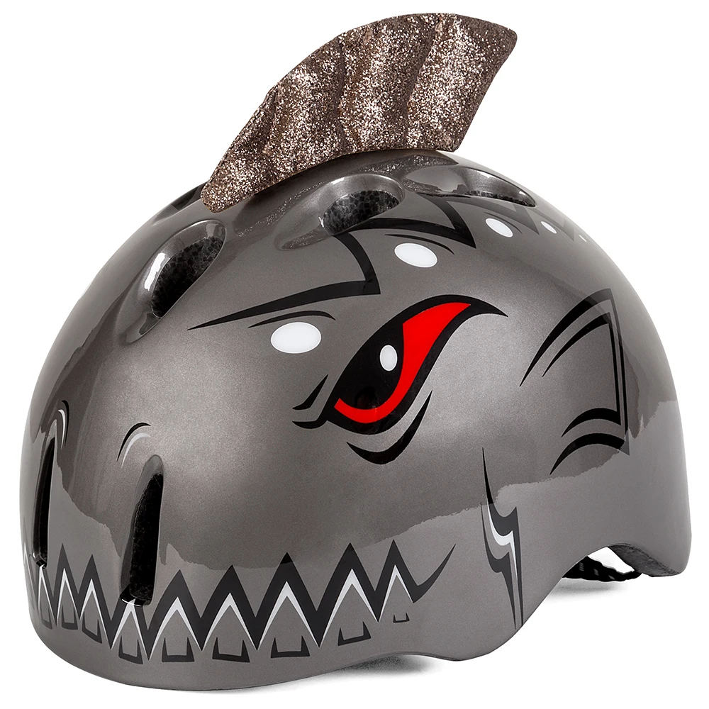 KINGBIKE China  Skateboard  Balance Car Scooter  Bicycle Kids Riding Safety Animal Shark Helmet For Child