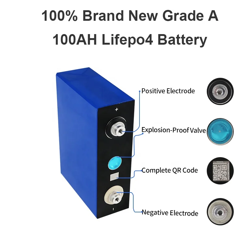 LF100 100Ah Lifepo4 3 2 V литий-ионные