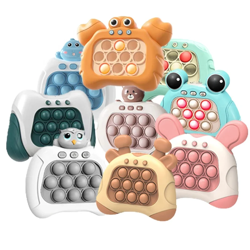 Новинка 2023, быстрая электронная игра Push It Tiktok, игрушка-антистресс для горячего прессования, антистрессовые пузырьки с друзьями