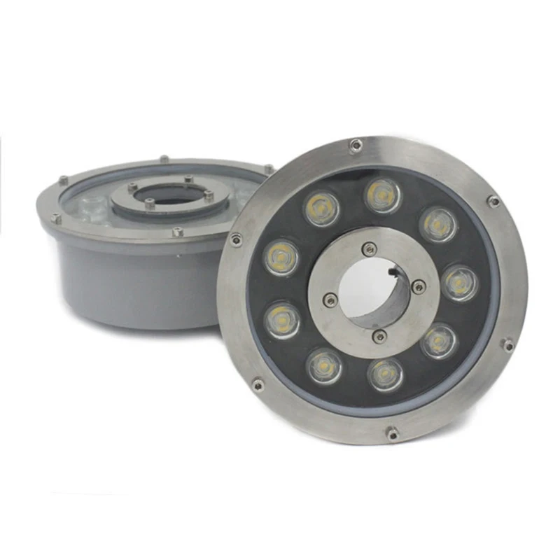 Уличный фонтан с подсветкой, 3 в 1, 4 кабеля, RGB, 12 В, 24 В, водонепроницаемость IP68, 6 Вт, 12 Вт, 18 Вт