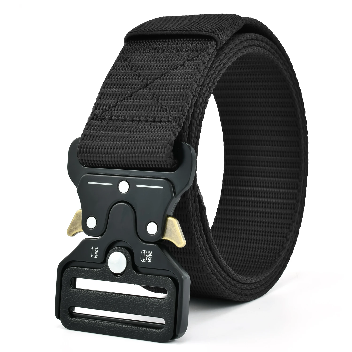 Outdoor Custom Belt Adjustable Metal Buckle Canvas Belt Manufacturer Wholesale Fabric Belt