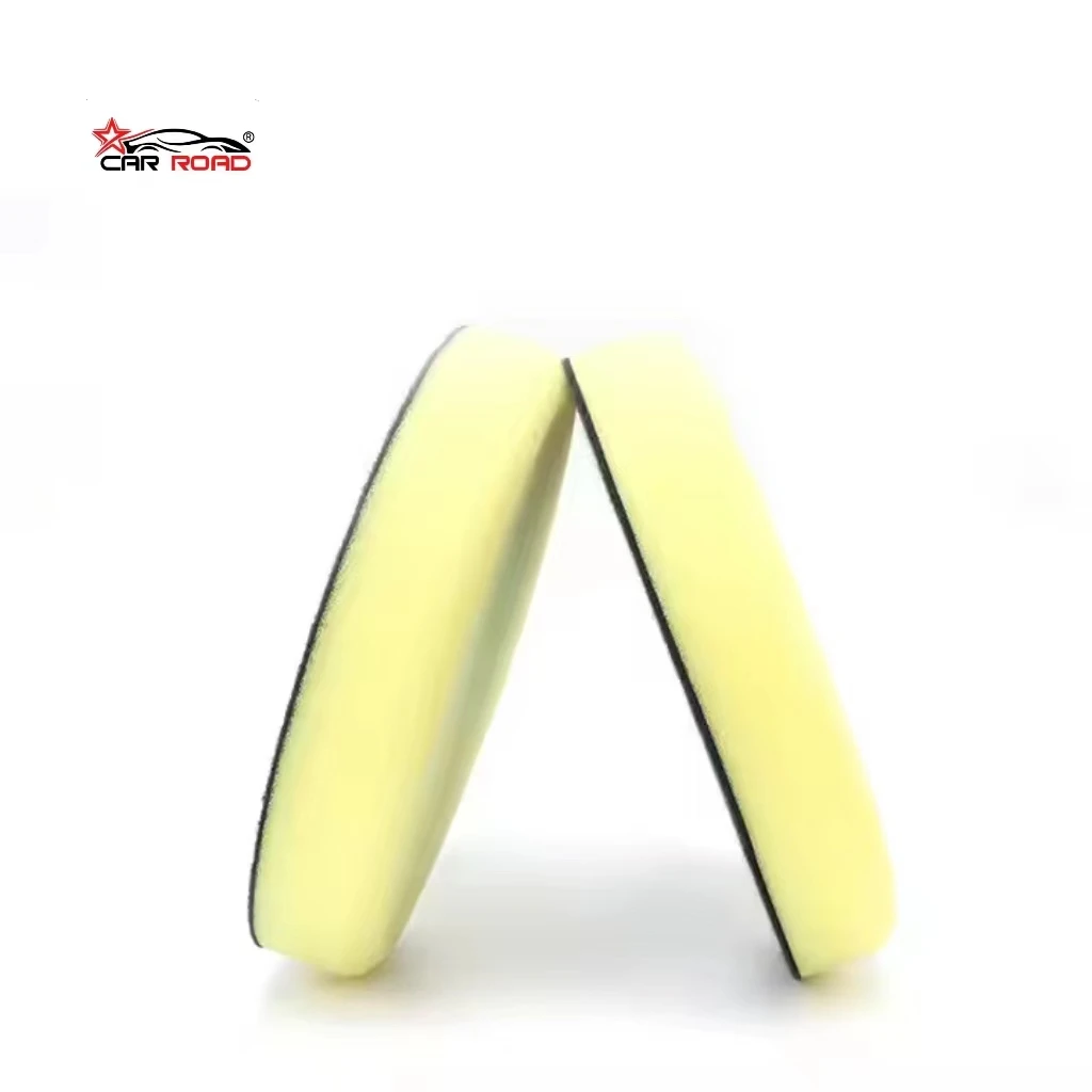 Chinese factory yellow flat car polishing pad with strong durable foam for RO/DA/RO polishing machine