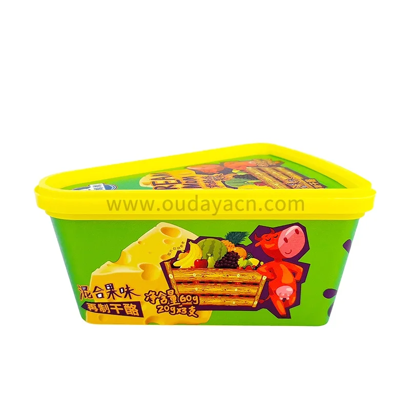 PP personalized wholesale Chocolate Dairy products butter pot cup box container