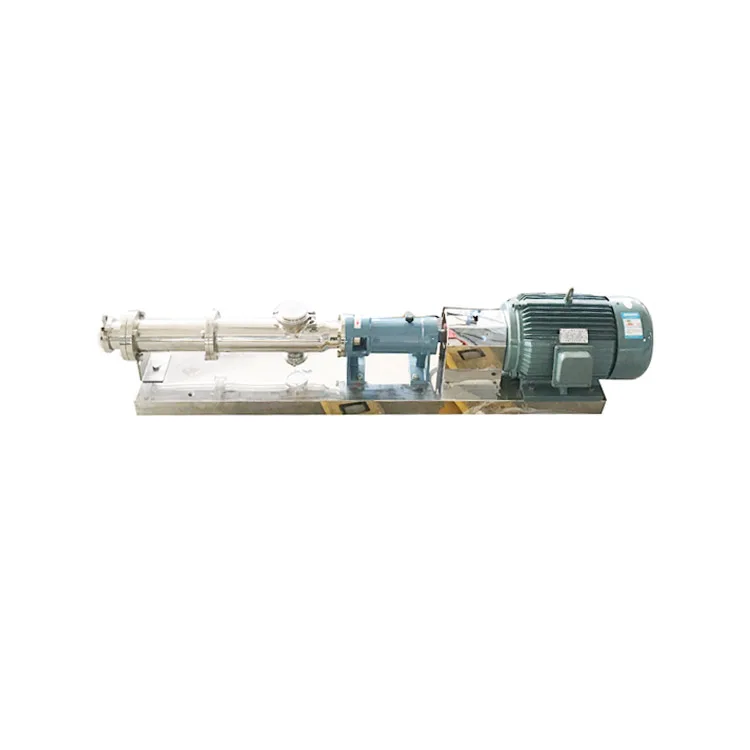 Food grade stainless steel mono screw pump/slurry pump/single double screw pump