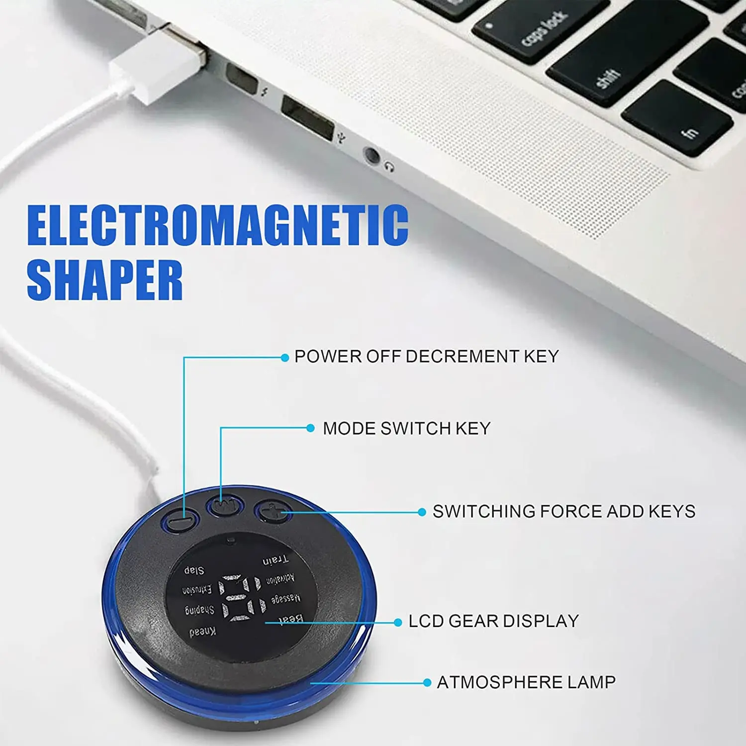 8 Modes Mini Cervical Spine Patch Wireless Remote Control EMS Electric Cervical Spine Massage Pad